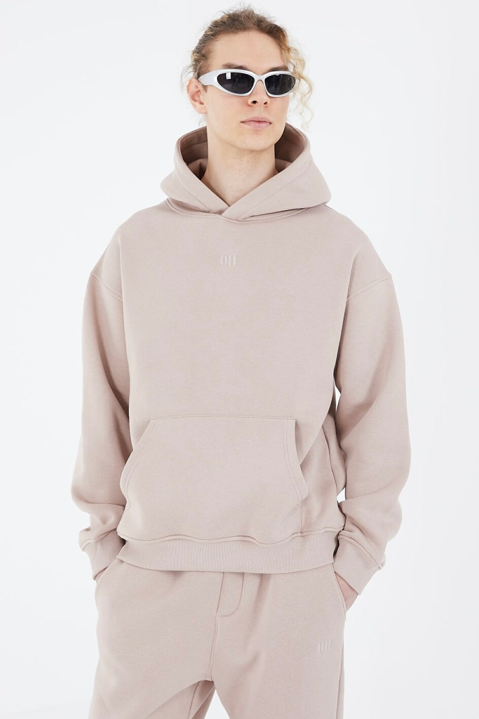 Oversize Hoodie einfarbig Basic Kapuzenpullover Unisex
