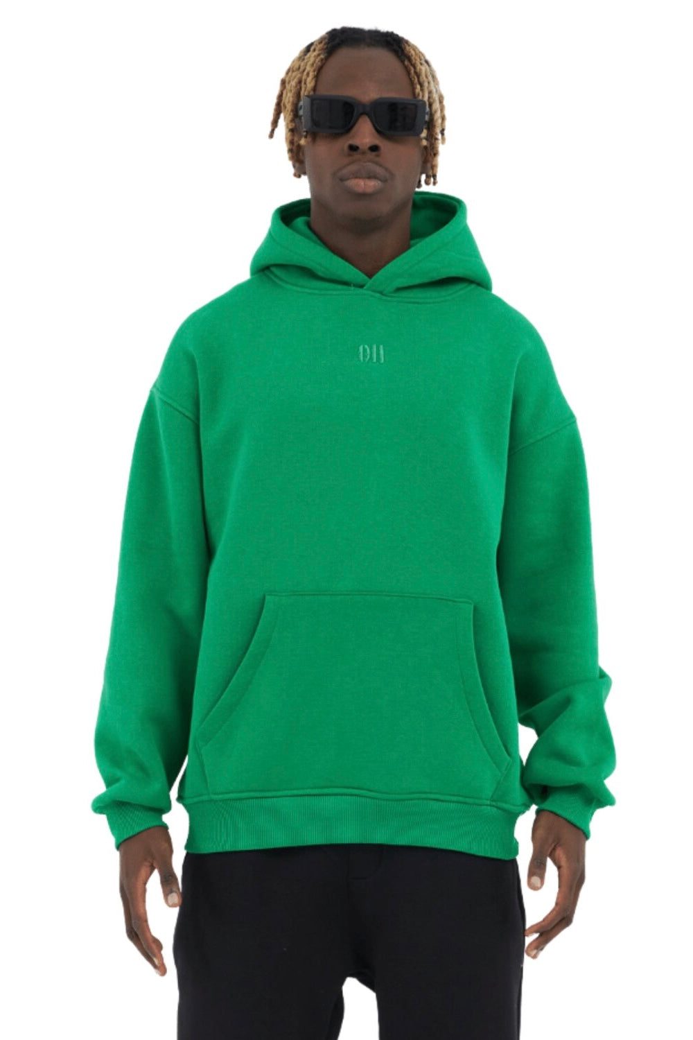 Oversize Hoodie einfarbig Basic Kapuzenpullover Unisex