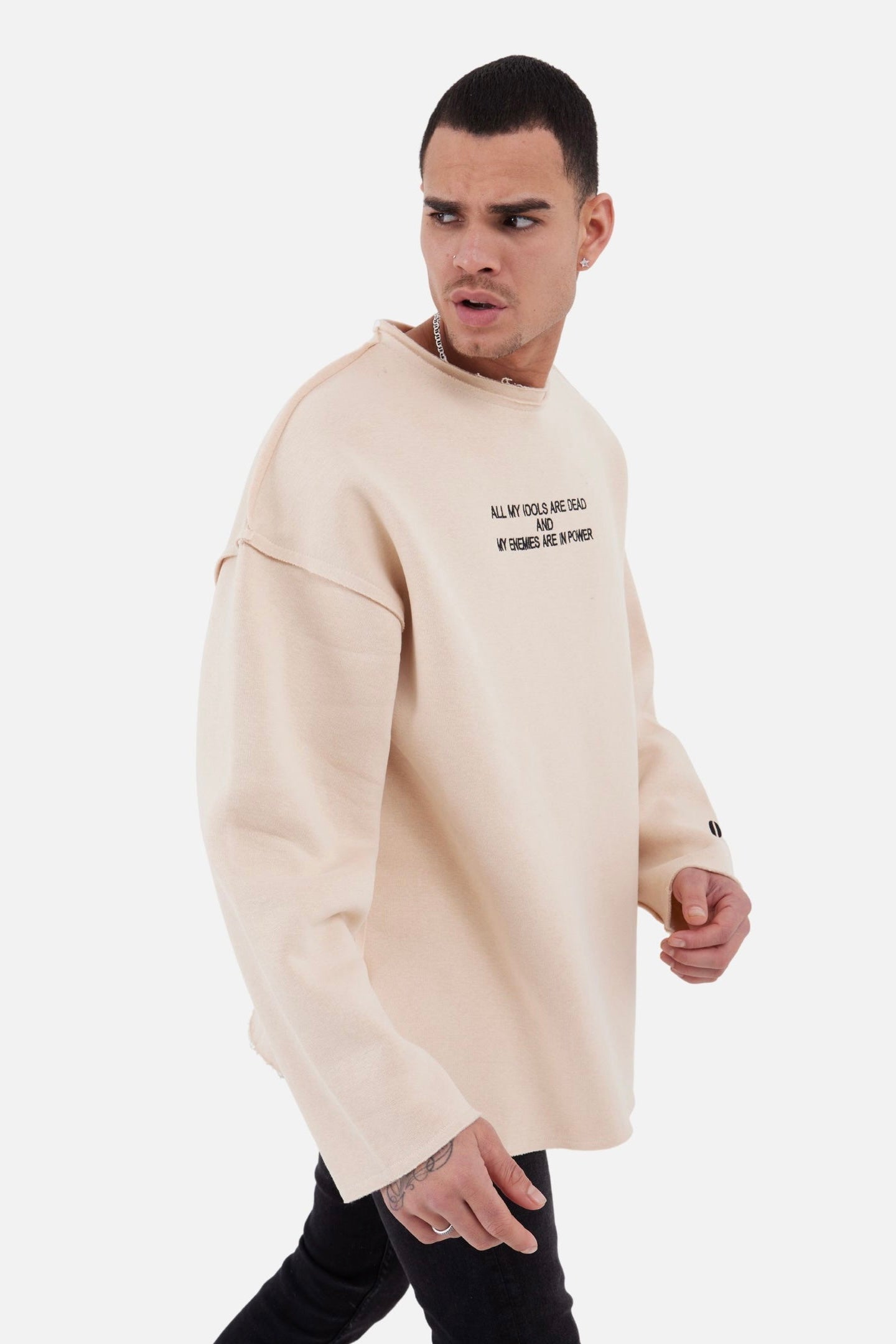 Sweater Basic Cotton Sweatshirt Pullover