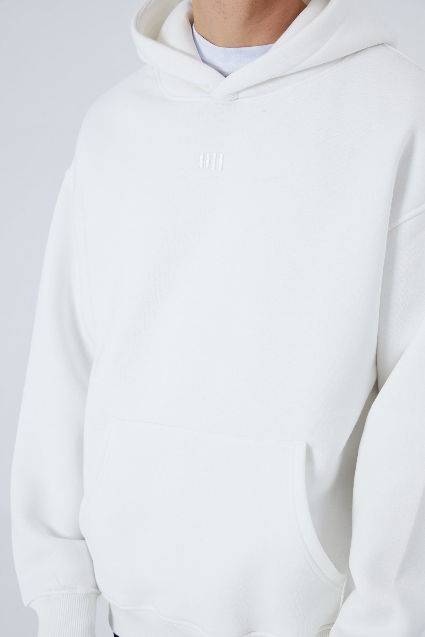 Oversize Hoodie einfarbig Basic Kapuzenpullover Unisex