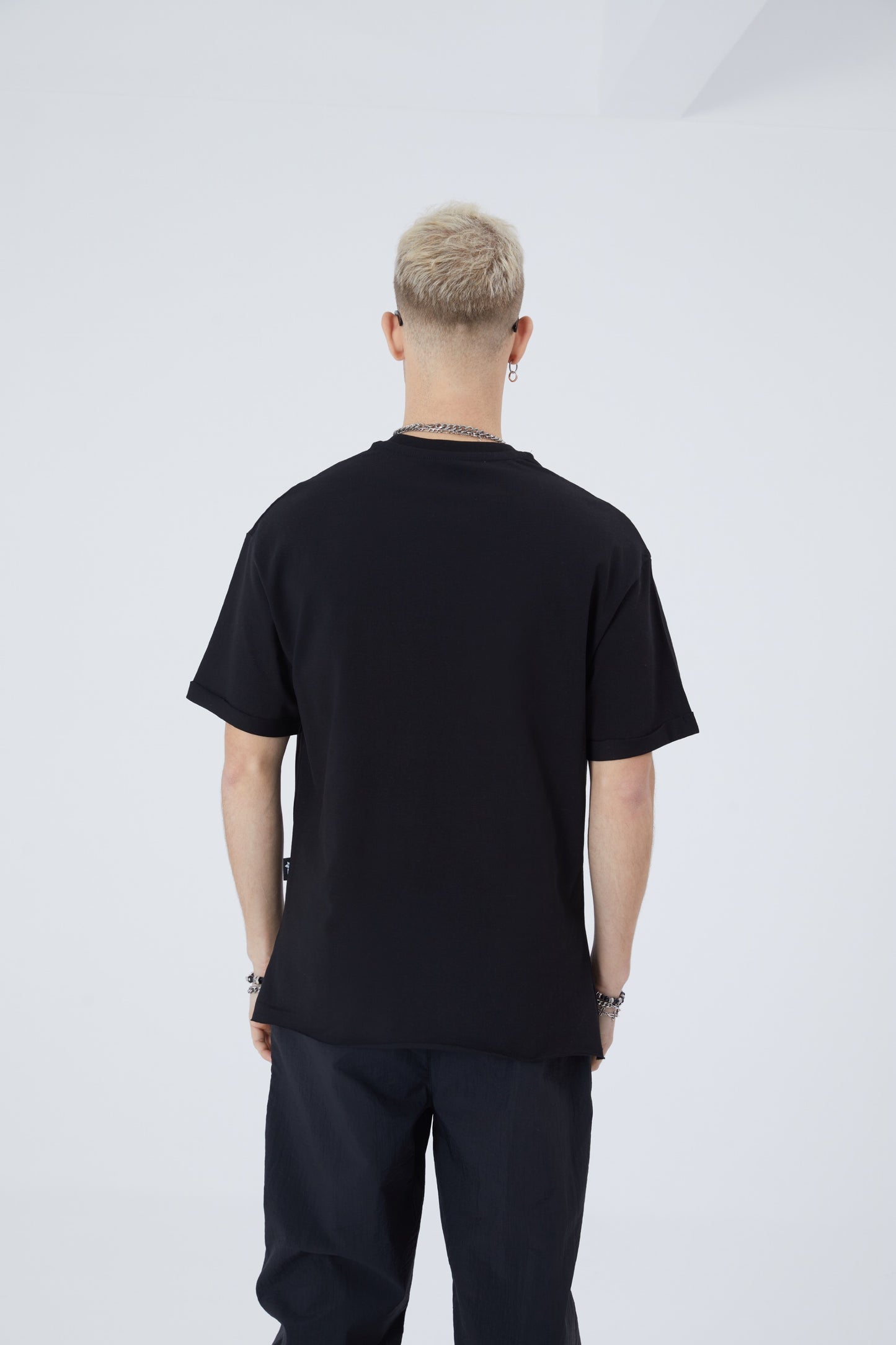 Herren ZIP T-Shirt 320gsm 100% Cotton Oversize Fit
