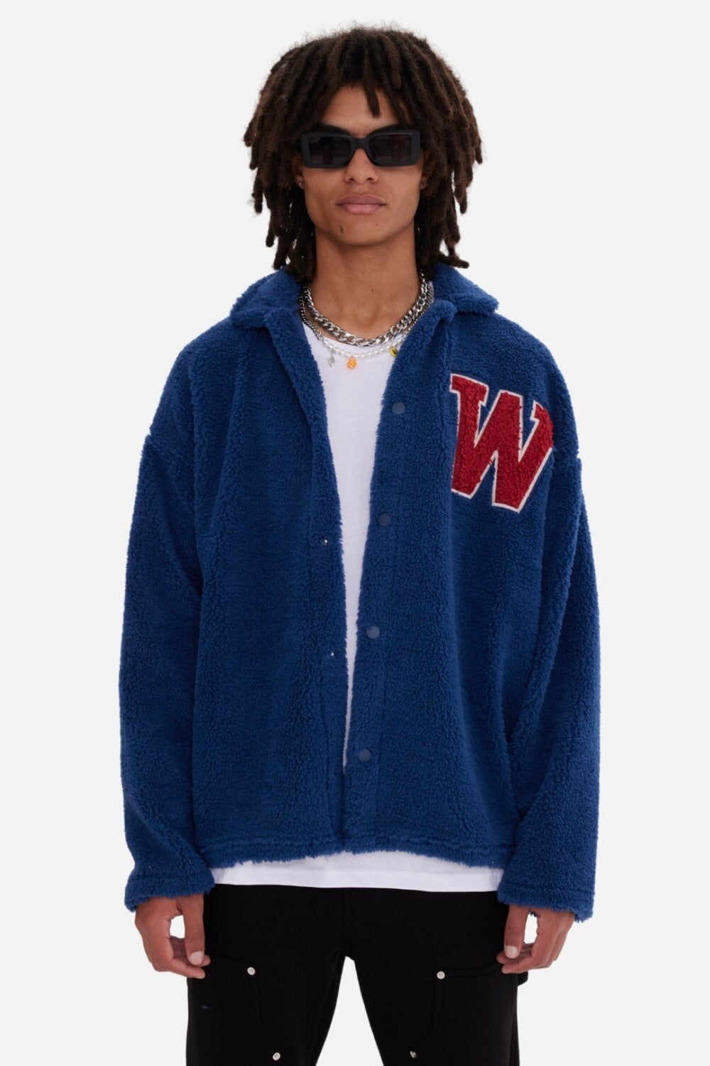 Oversize Jacke Teddy W Shirt für Teddyfell
