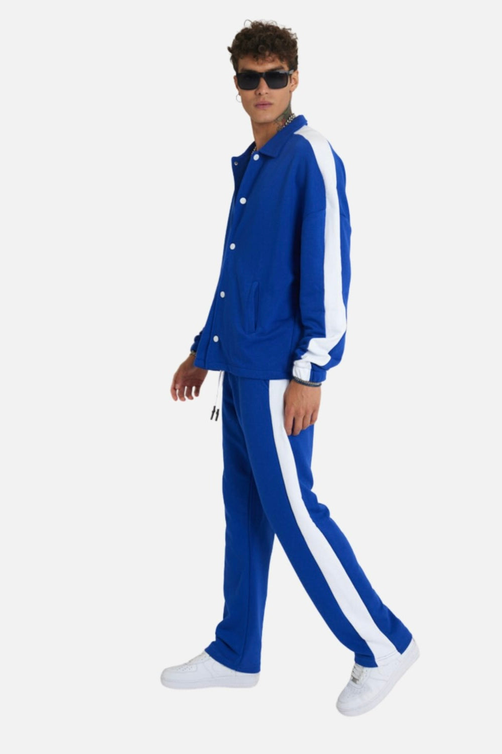 Jogginganzug Set Stripe mit Streifen Jacke Hose