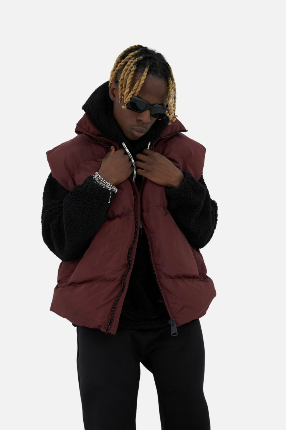 Puffer Weste Vest Übergangsweste Oversize
