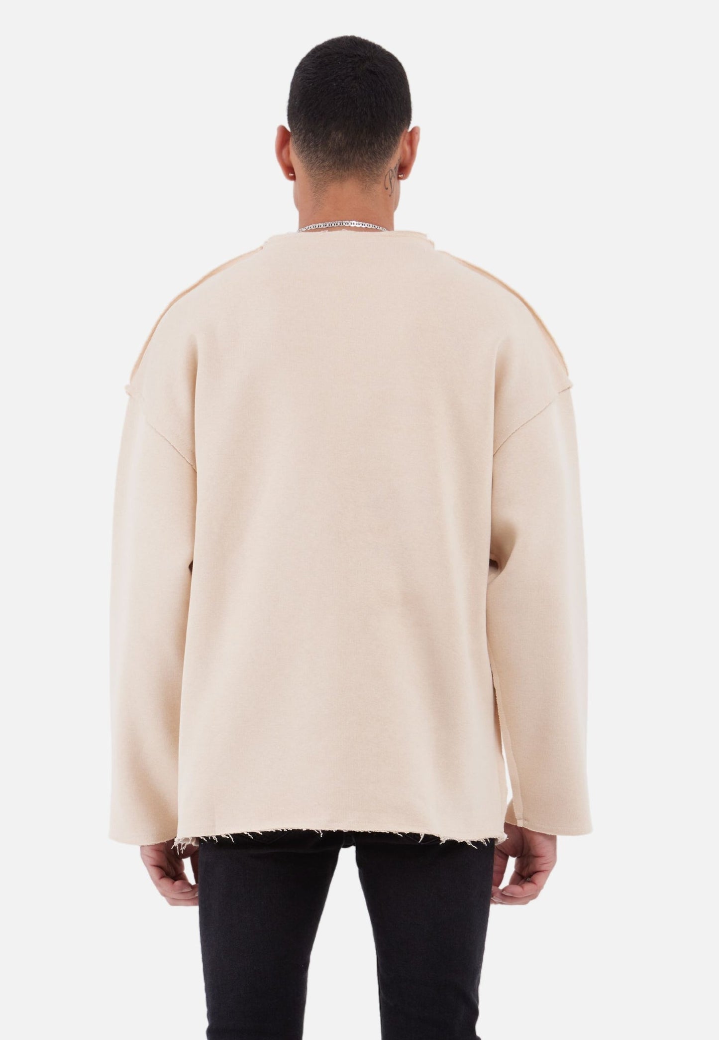 Sweater Basic Cotton Sweatshirt Pullover