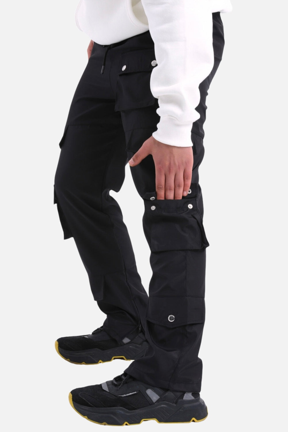 Jogginghose mit vielen Taschen & Knöpfen Jogger