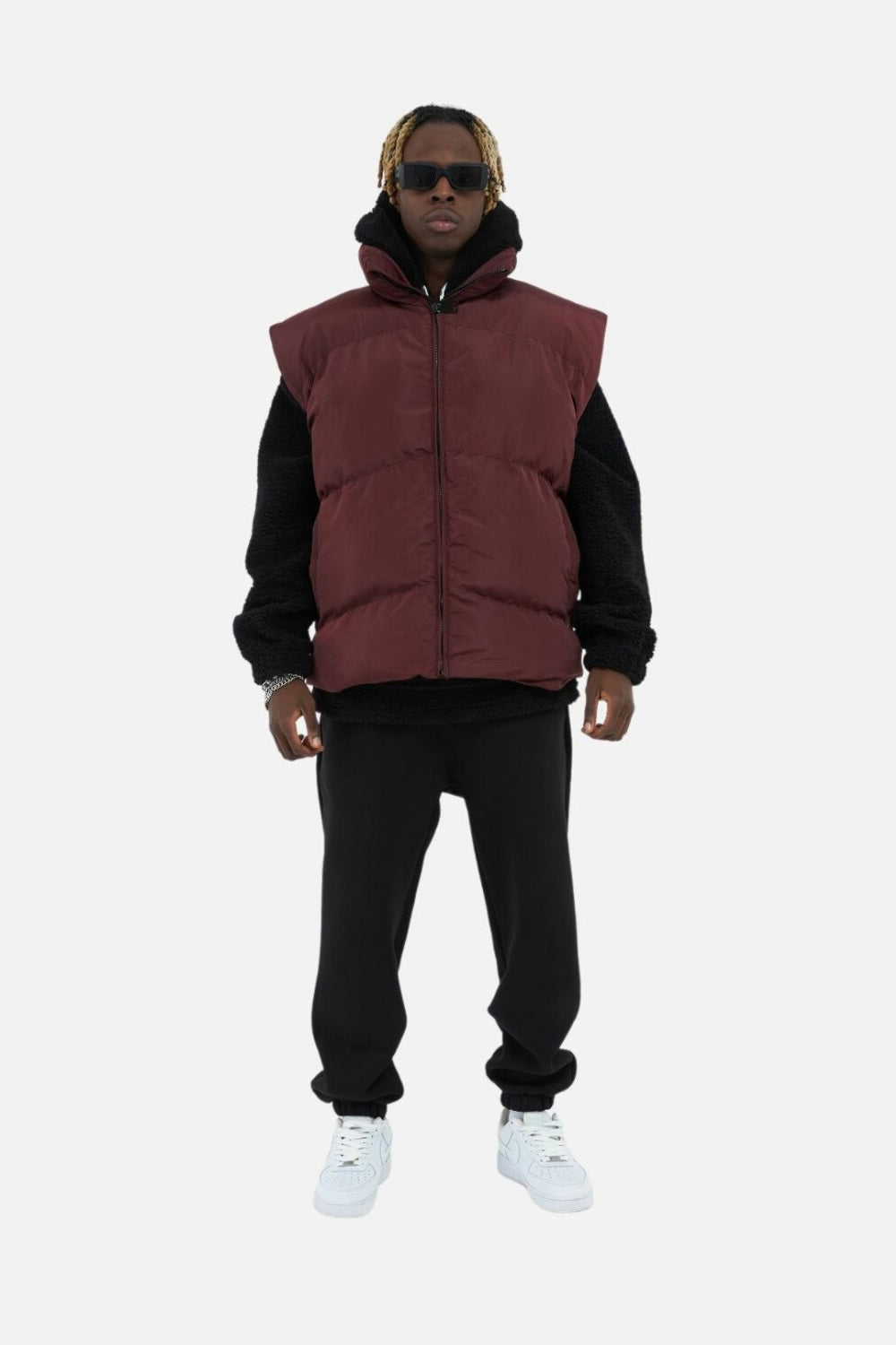 Puffer Weste Vest Übergangsweste Oversize