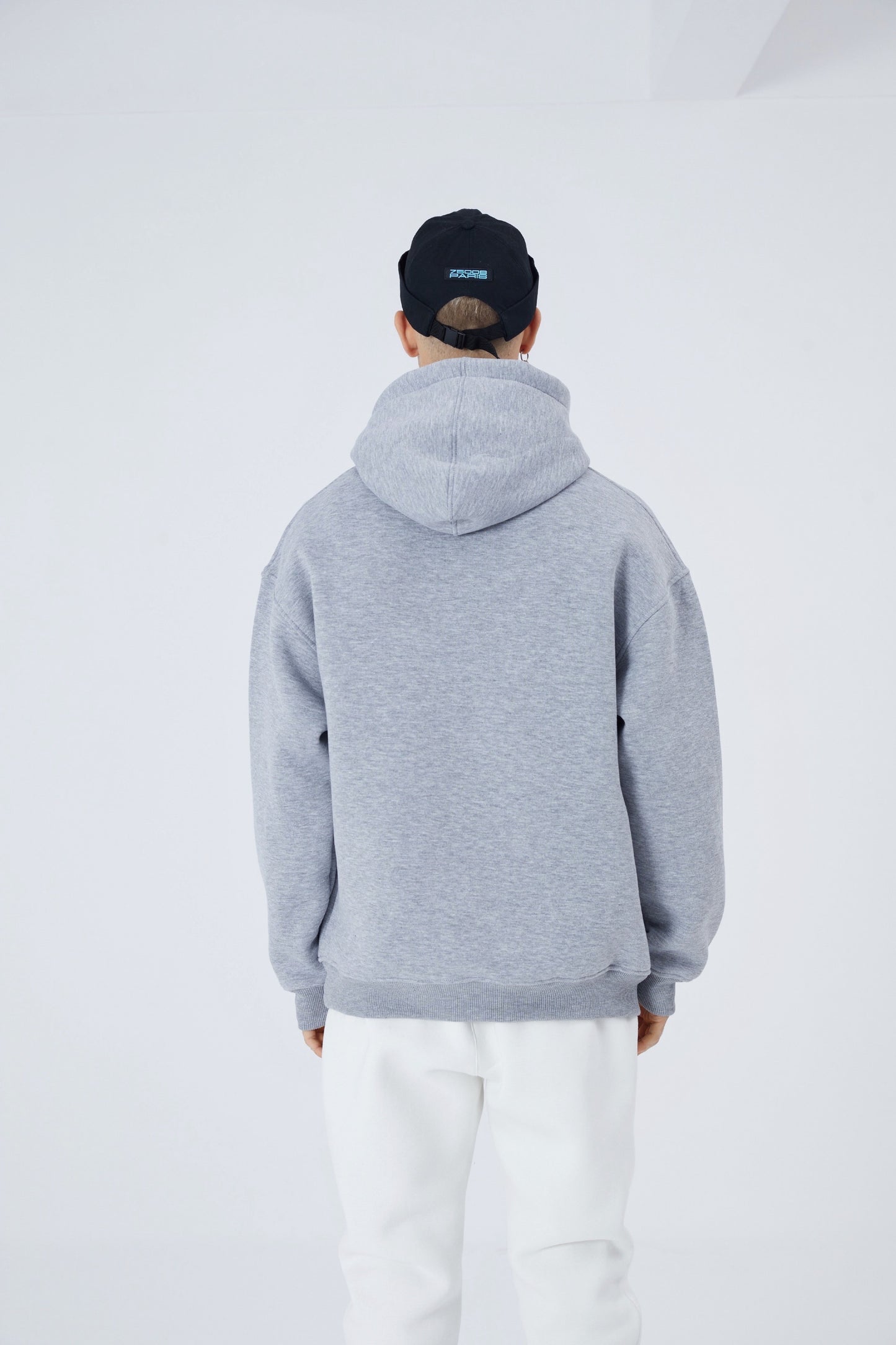 Oversize Hoodie einfarbig Basic Kapuzenpullover Unisex