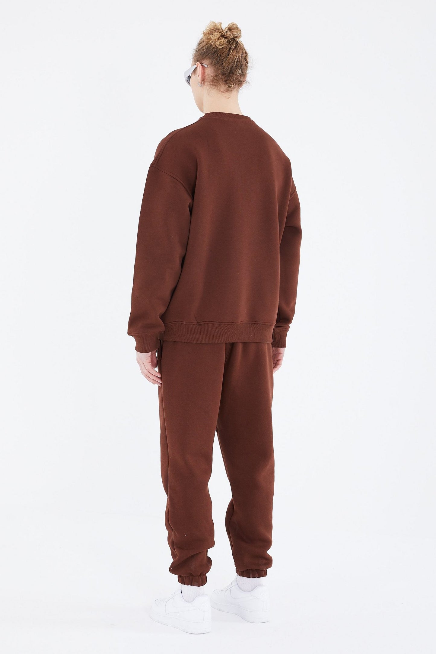 Basic Jogger Set Pullover Jogginghose Oversize Fit
