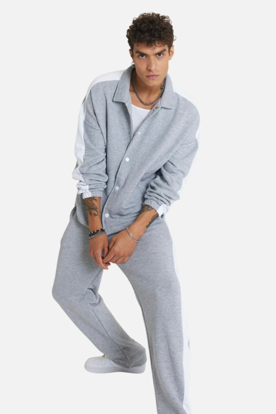 Jogginganzug Set Stripe mit Streifen Jacke Hose