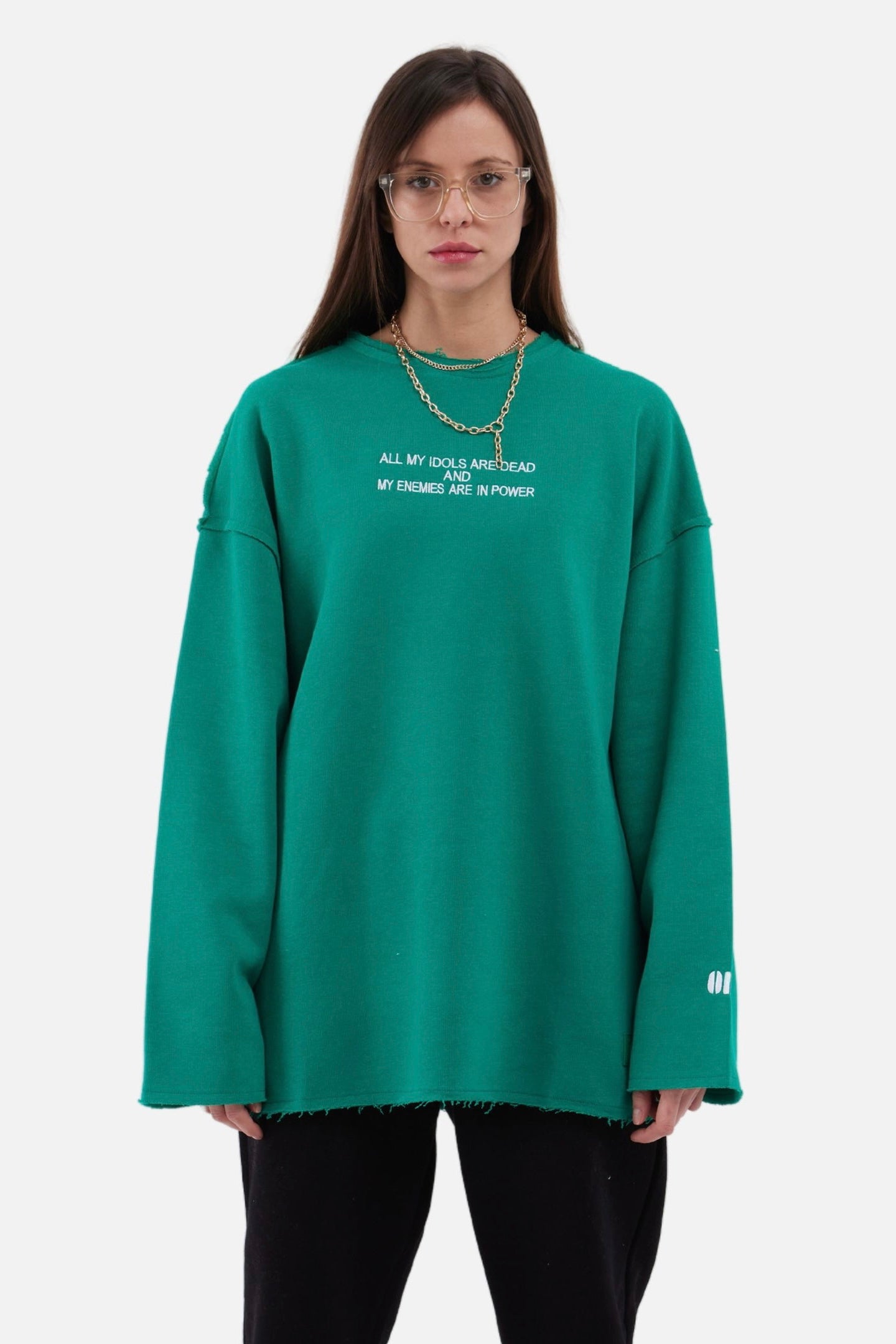Sweater Basic Cotton Sweatshirt Pullover