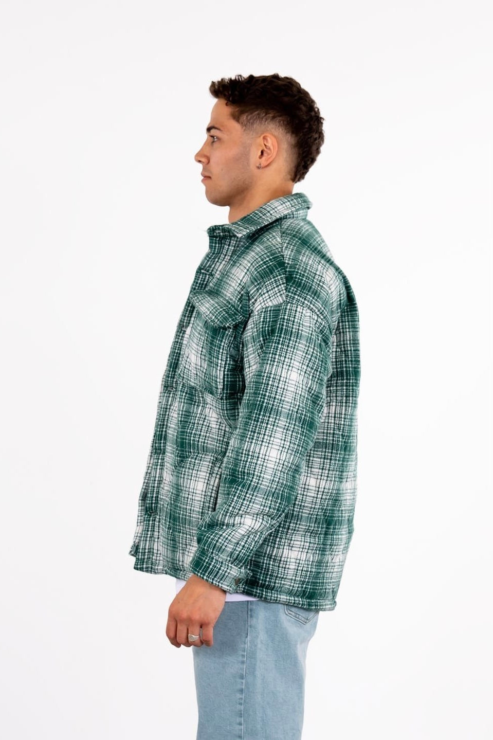 Lumberjacket Jacket Kapitone Flanelljacke kariert Hemdjacke Holzfäller