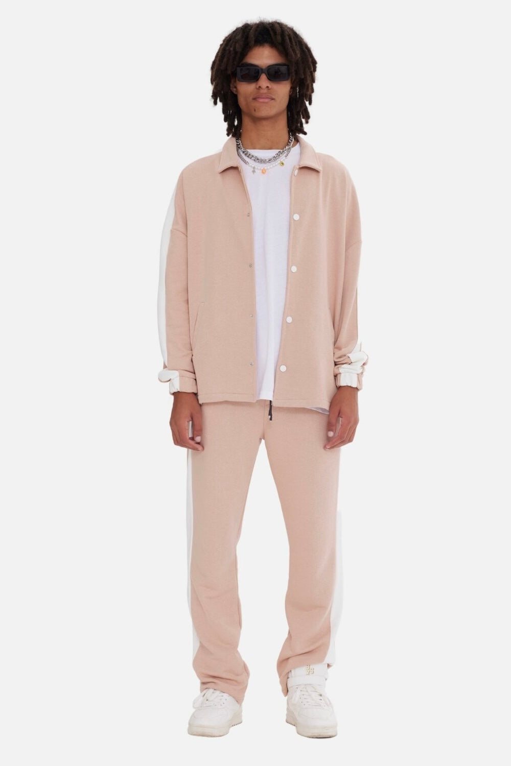 Jogginganzug Set Stripe mit Streifen Jacke Hose