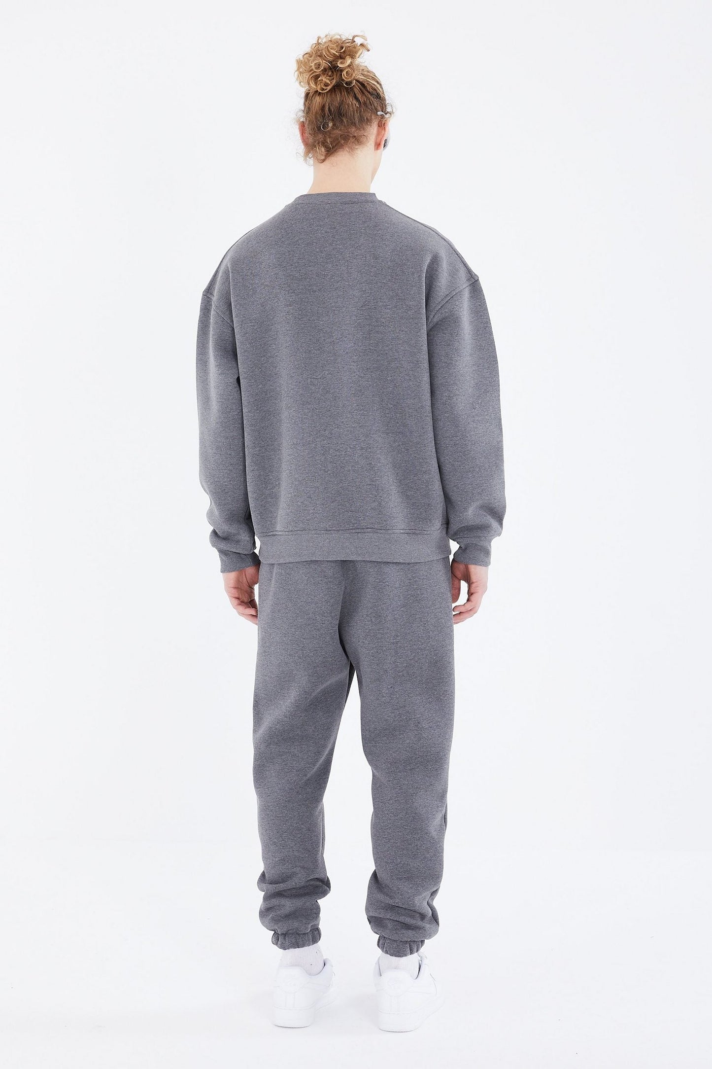 Basic Jogger Set Pullover Jogginghose Oversize Fit