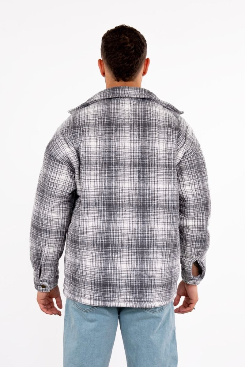 Lumberjacket Jacket Kapitone Flanelljacke kariert Hemdjacke Holzfäller