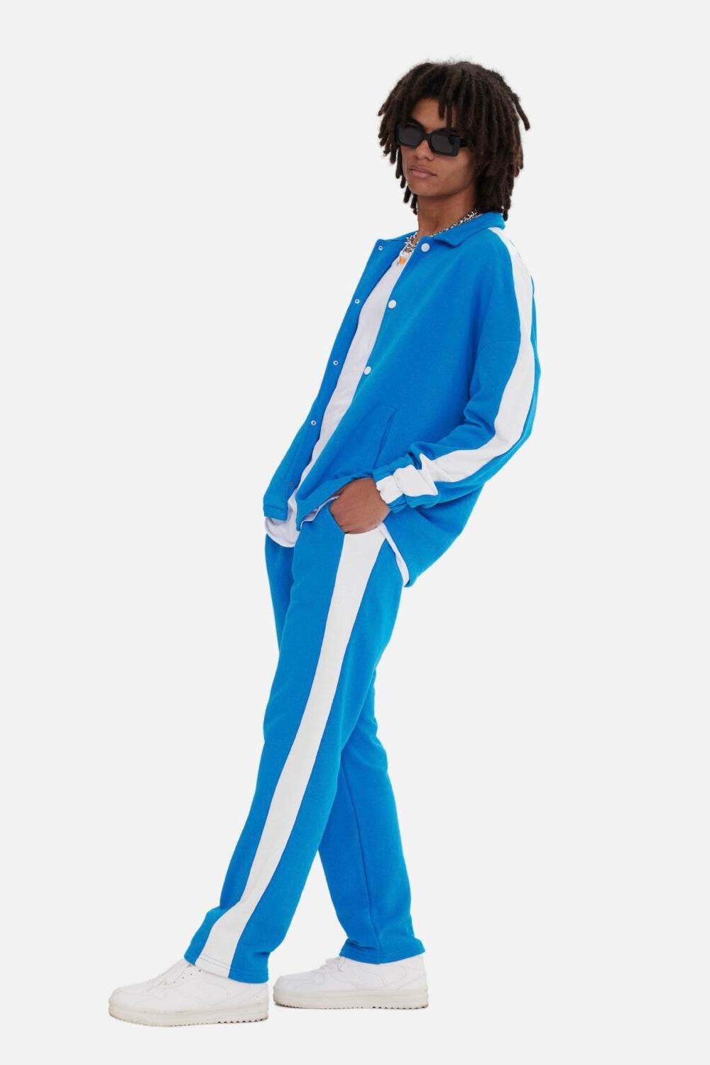 Jogginganzug Set Stripe mit Streifen Jacke Hose