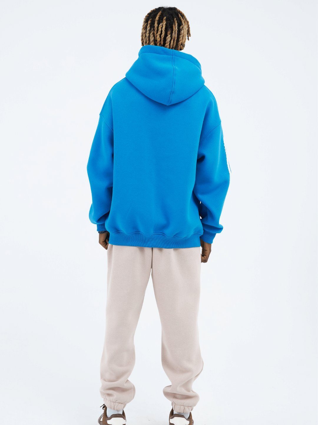 Hoodie mit stickerei Skelett Zipper Baumwolle Jacke