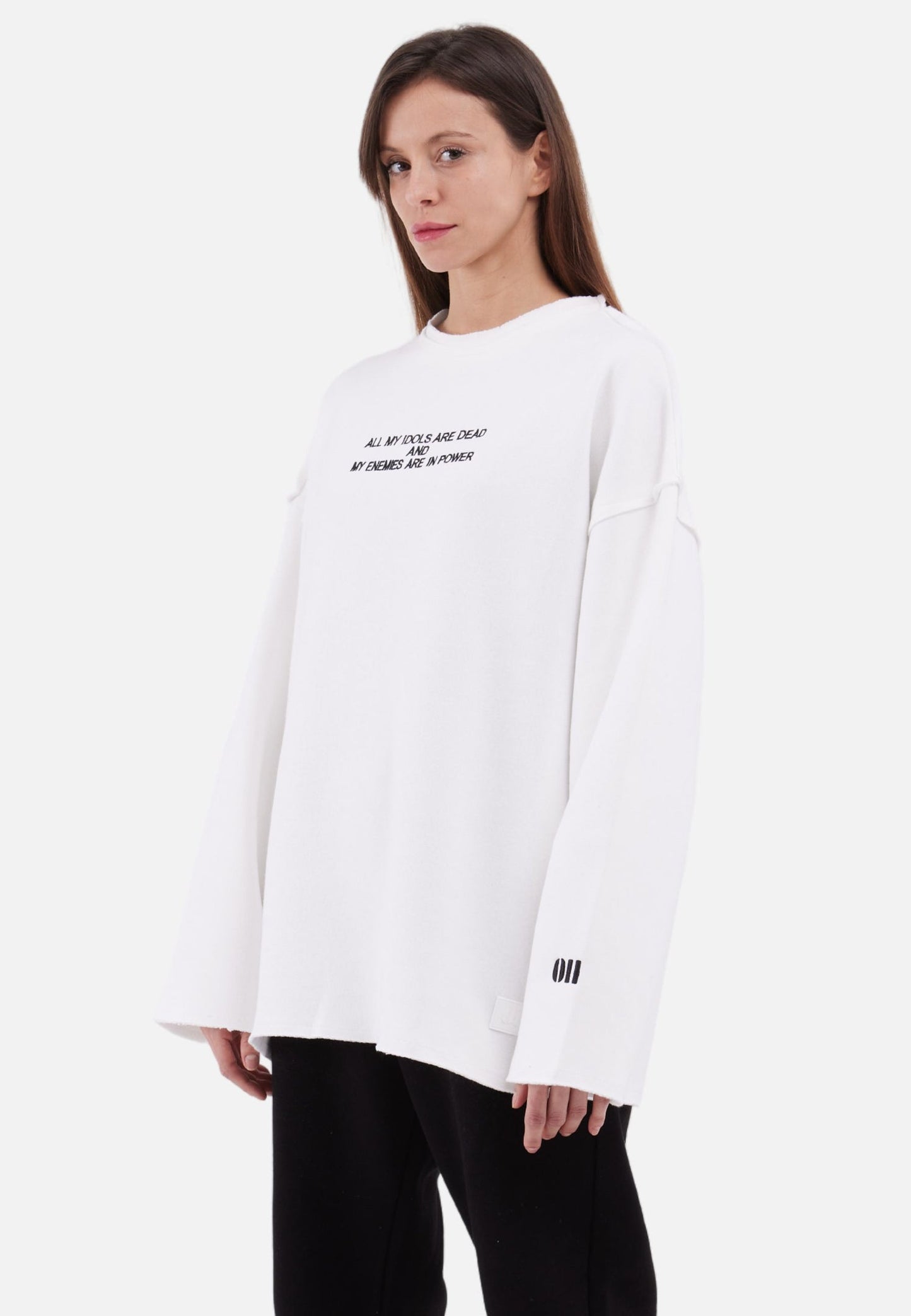 Sweater Basic Cotton Sweatshirt Pullover