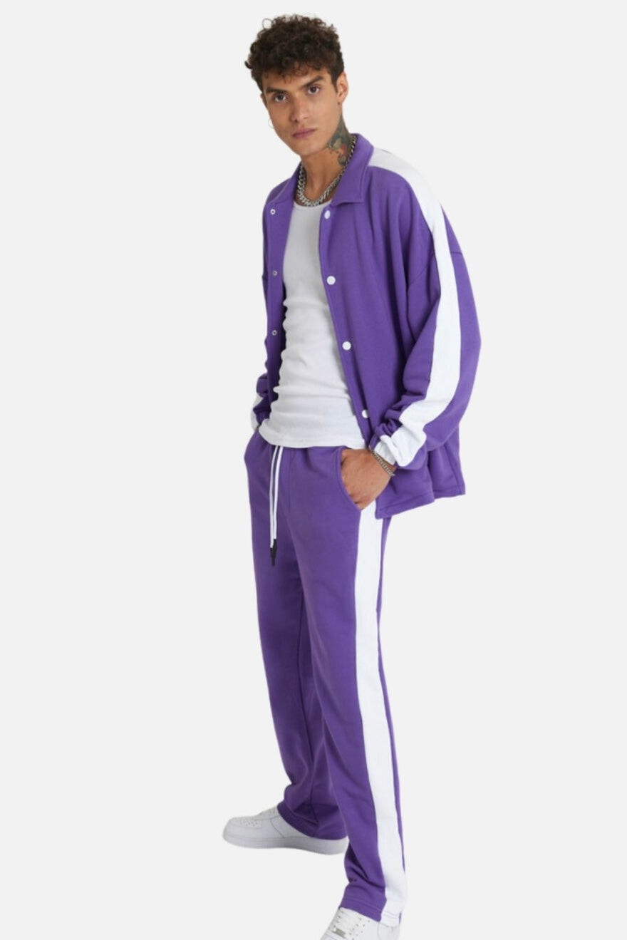 Jogginganzug Set Stripe mit Streifen Jacke Hose