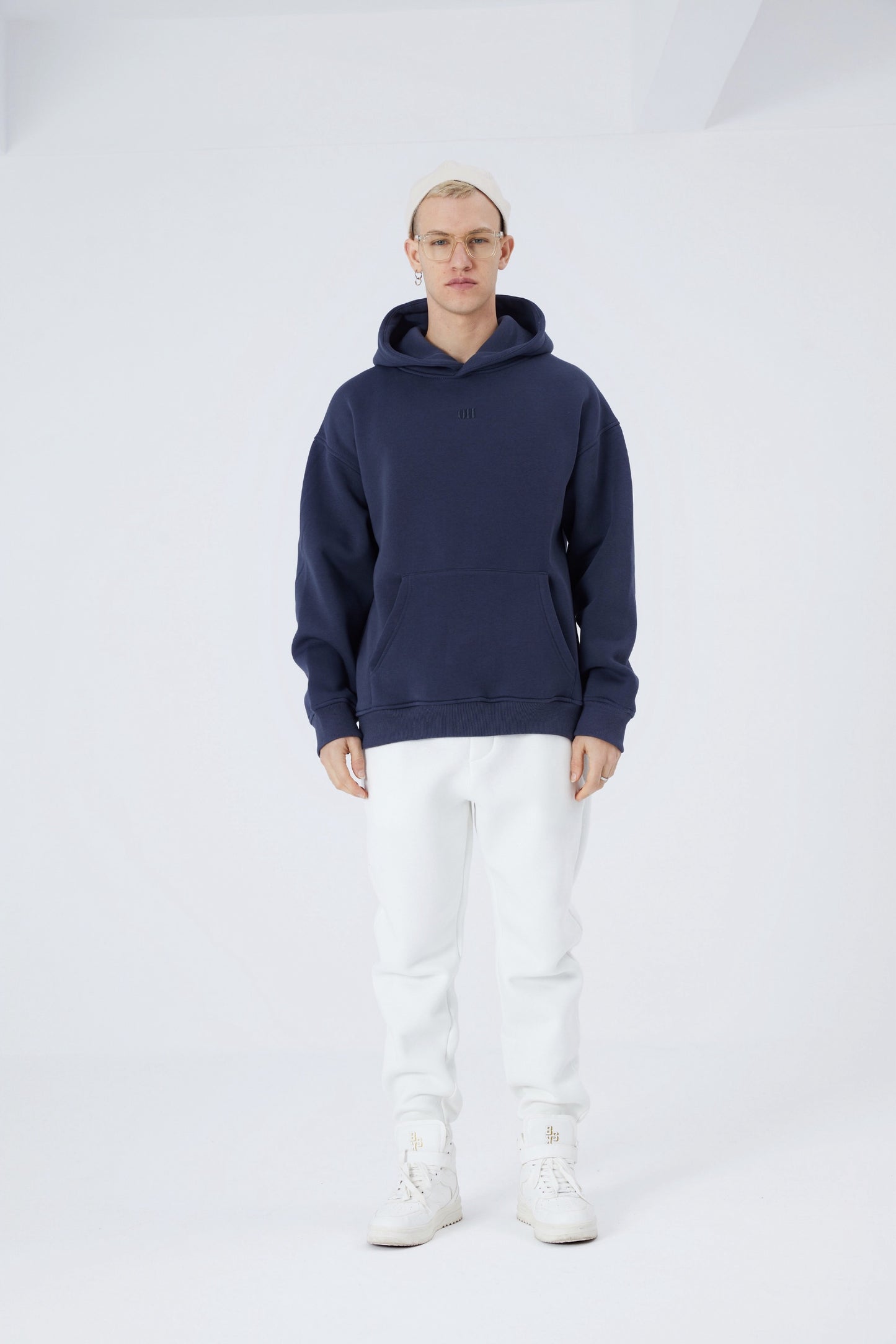 Oversize Hoodie einfarbig Basic Kapuzenpullover Unisex