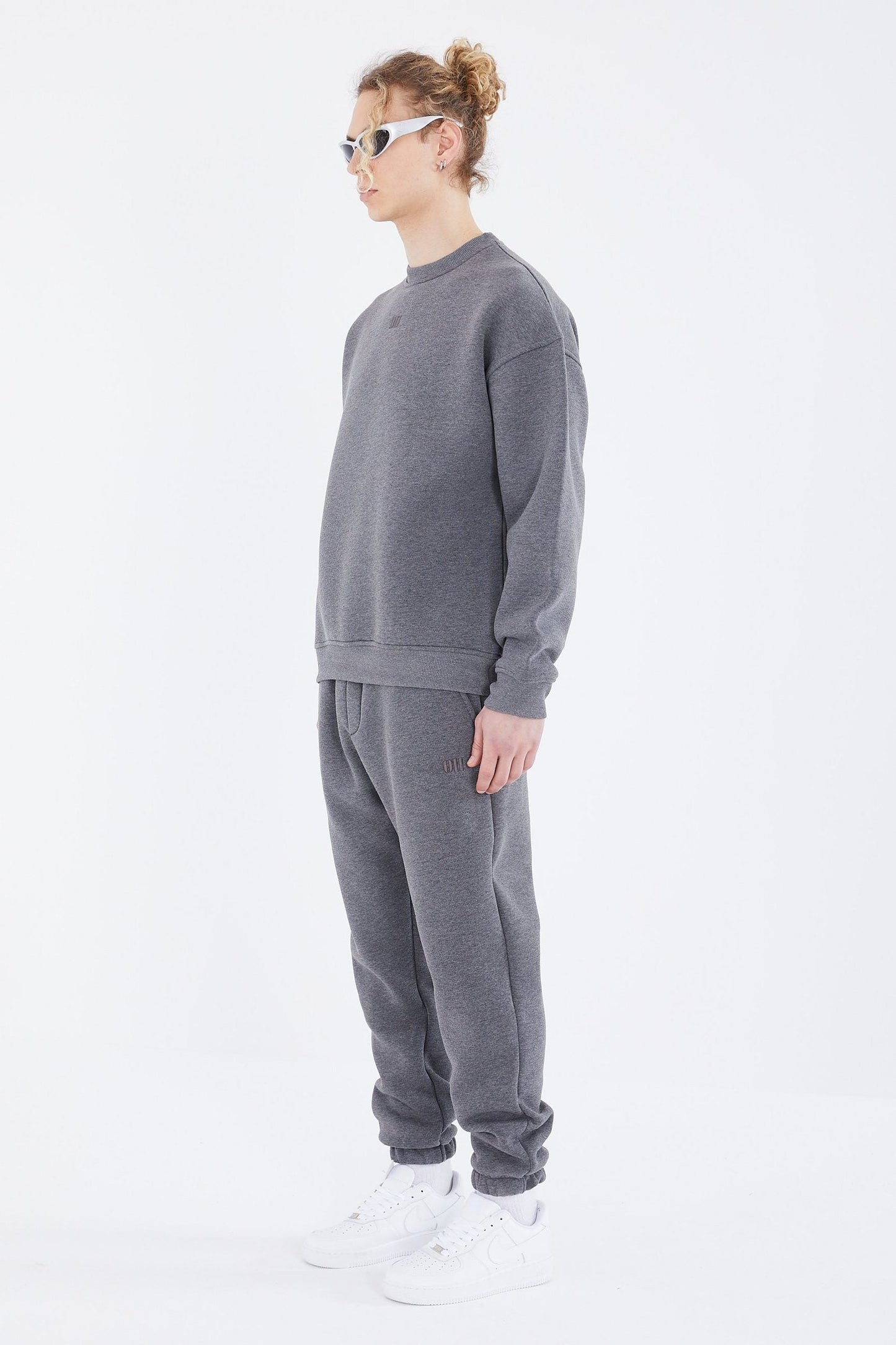 Basic Jogger Set Pullover Jogginghose Oversize Fit