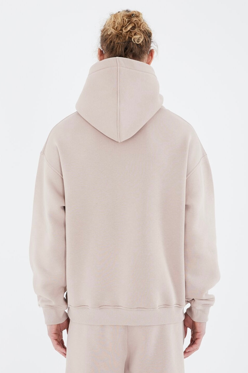 Oversize Hoodie einfarbig Basic Kapuzenpullover Unisex