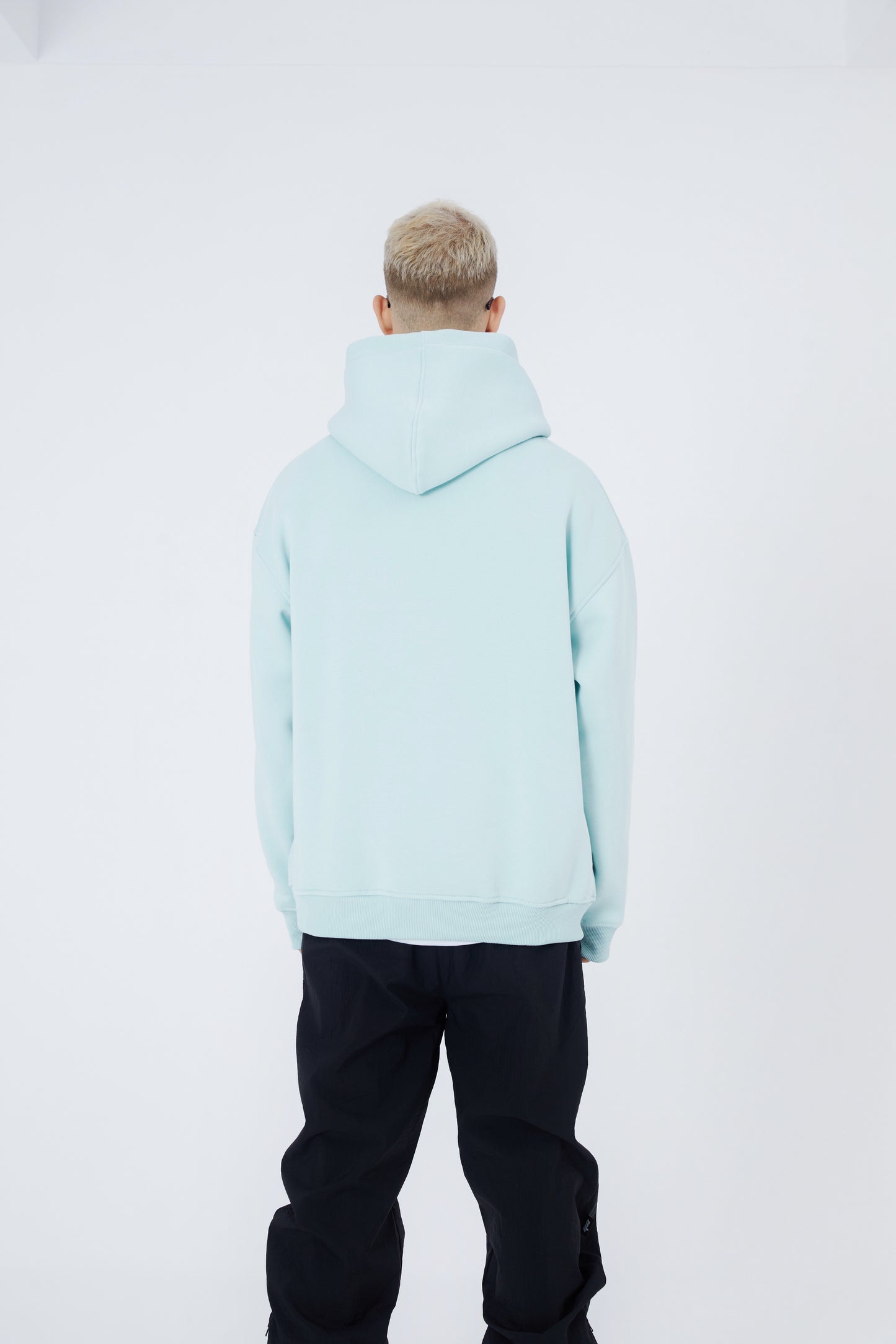 Oversize Hoodie einfarbig Basic Kapuzenpullover Unisex