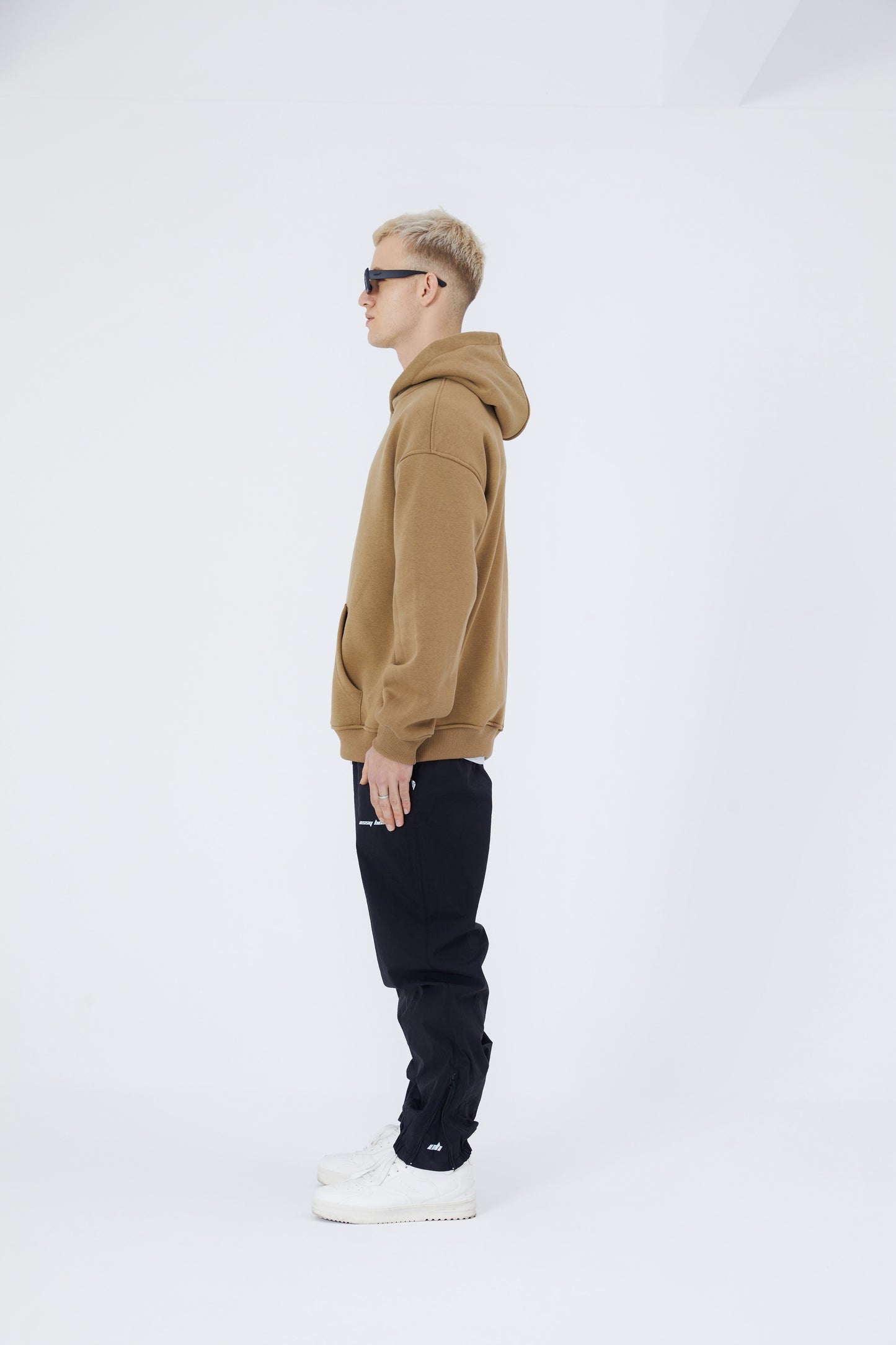 Oversize Hoodie einfarbig Basic Kapuzenpullover Unisex