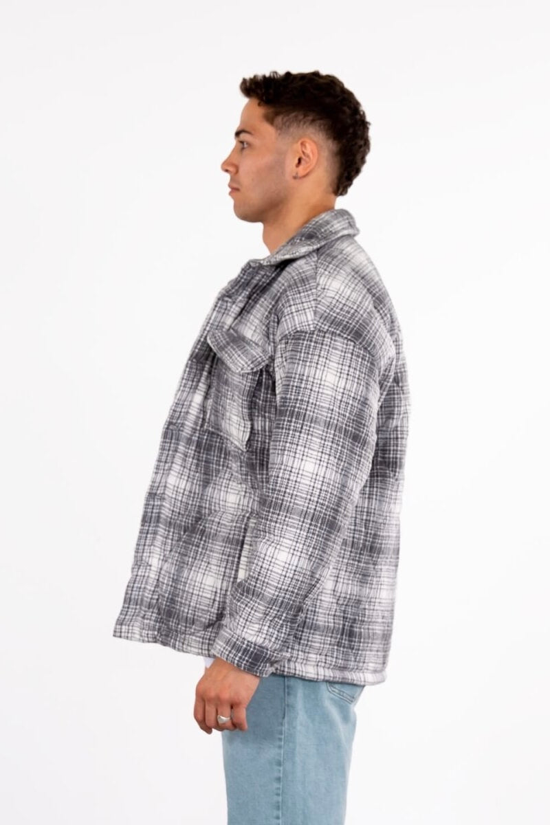 Lumberjacket Jacket Kapitone Flanelljacke kariert Hemdjacke Holzfäller