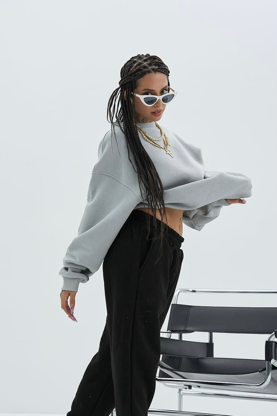 Basic Sweatshirt Oversize Fit Pullover Unisex