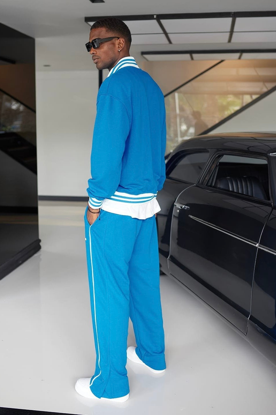 Set Hose Jacke Baseballkragen Anzug