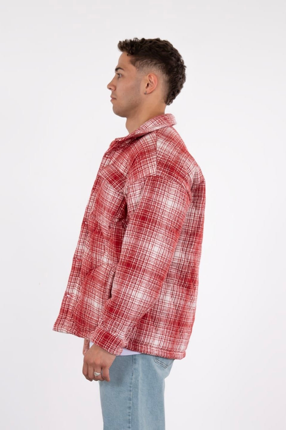 Lumberjacket Jacket Kapitone Flanelljacke kariert Hemdjacke Holzfäller