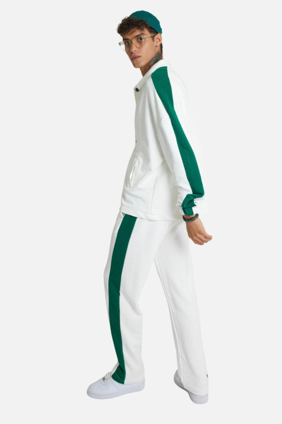 Jogginganzug Set Stripe mit Streifen Jacke Hose