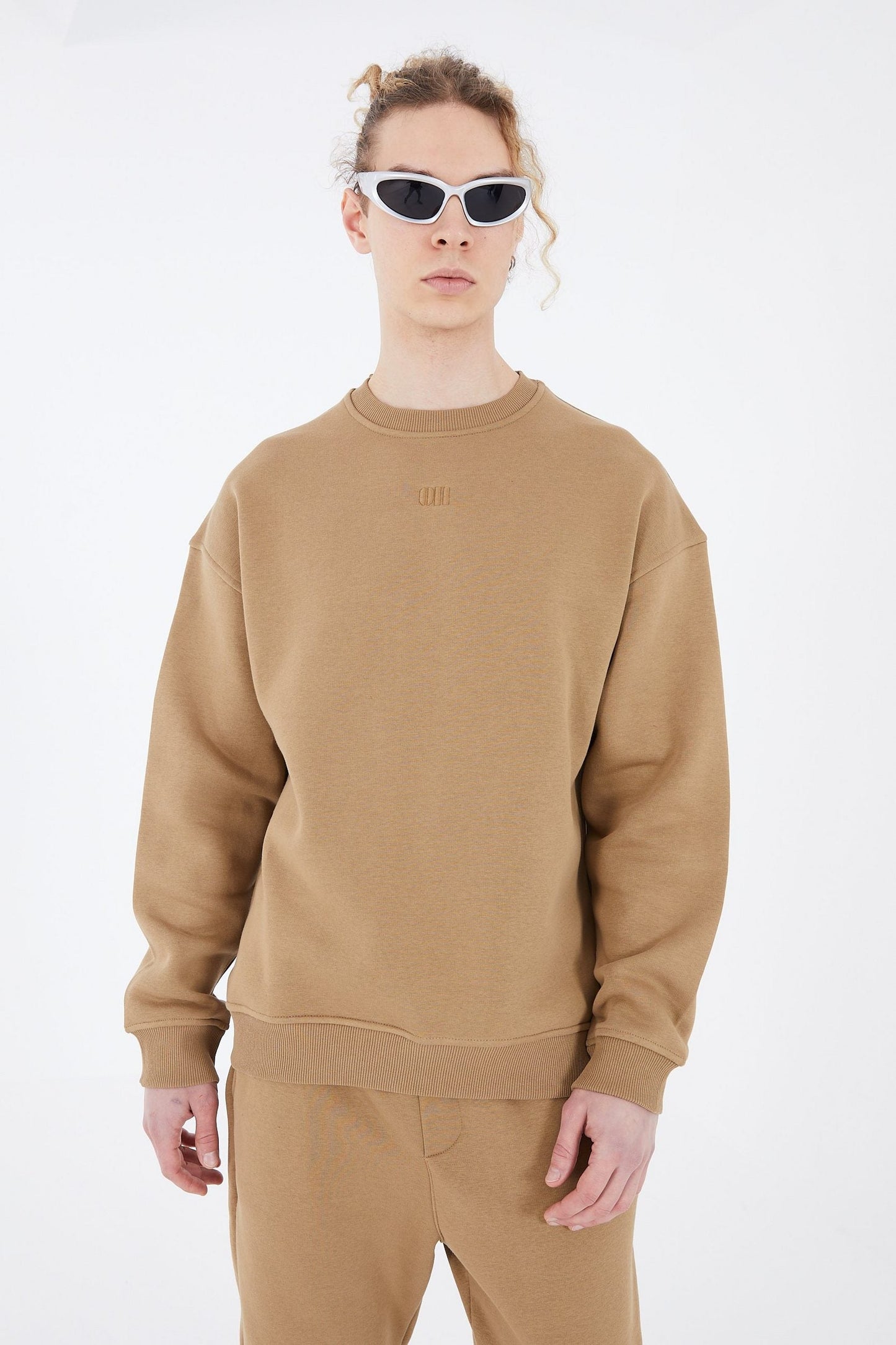 Basic Jogger Set Pullover Jogginghose Oversize Fit