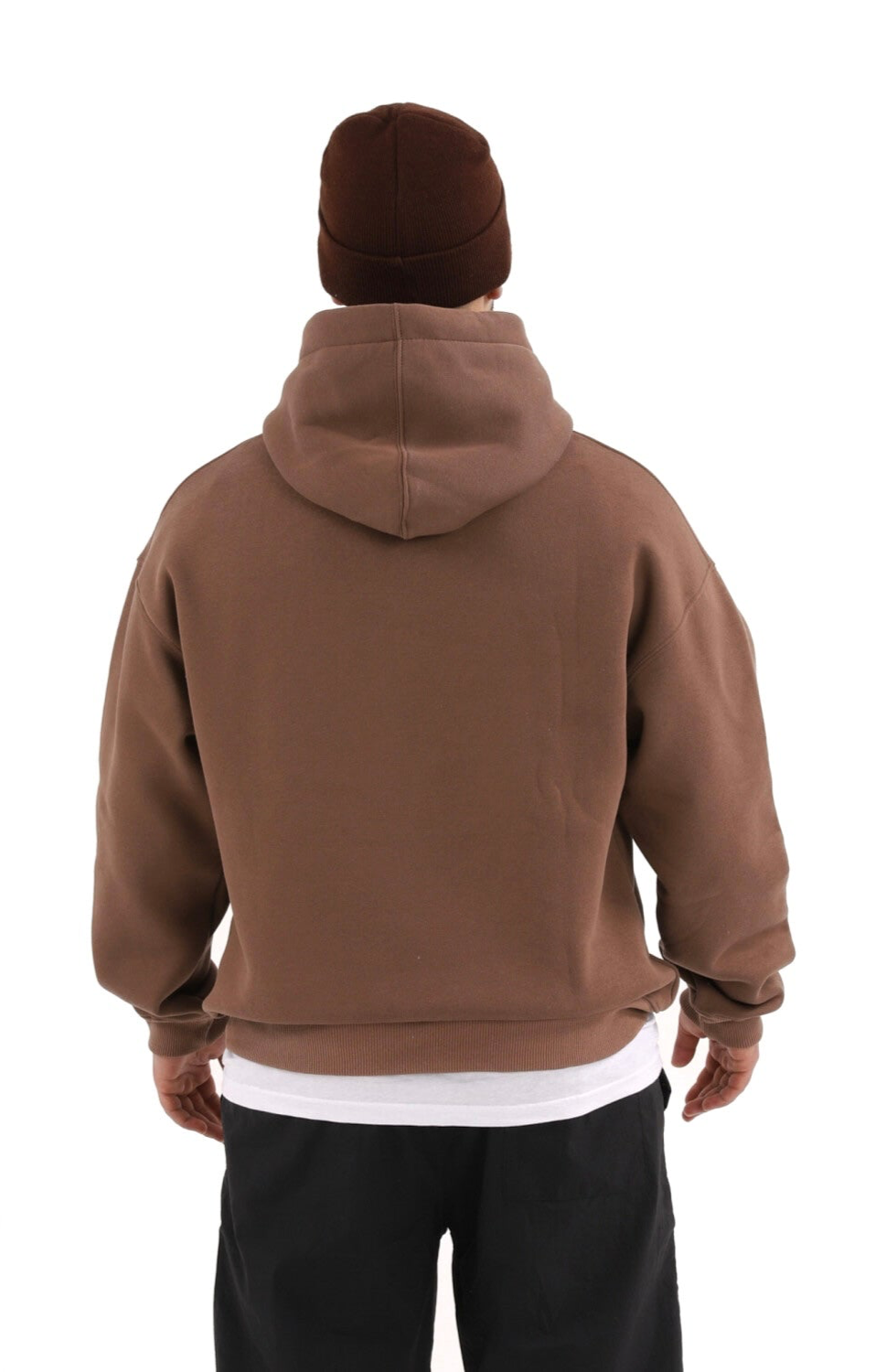 einfarbiger Basic Oversized Hoodie | Premium Herren & Damen Kapuzenpullover Unisex