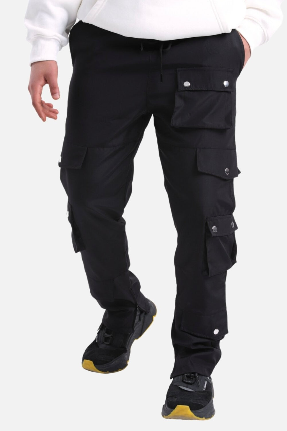 Jogginghose mit vielen Taschen & Knöpfen Jogger
