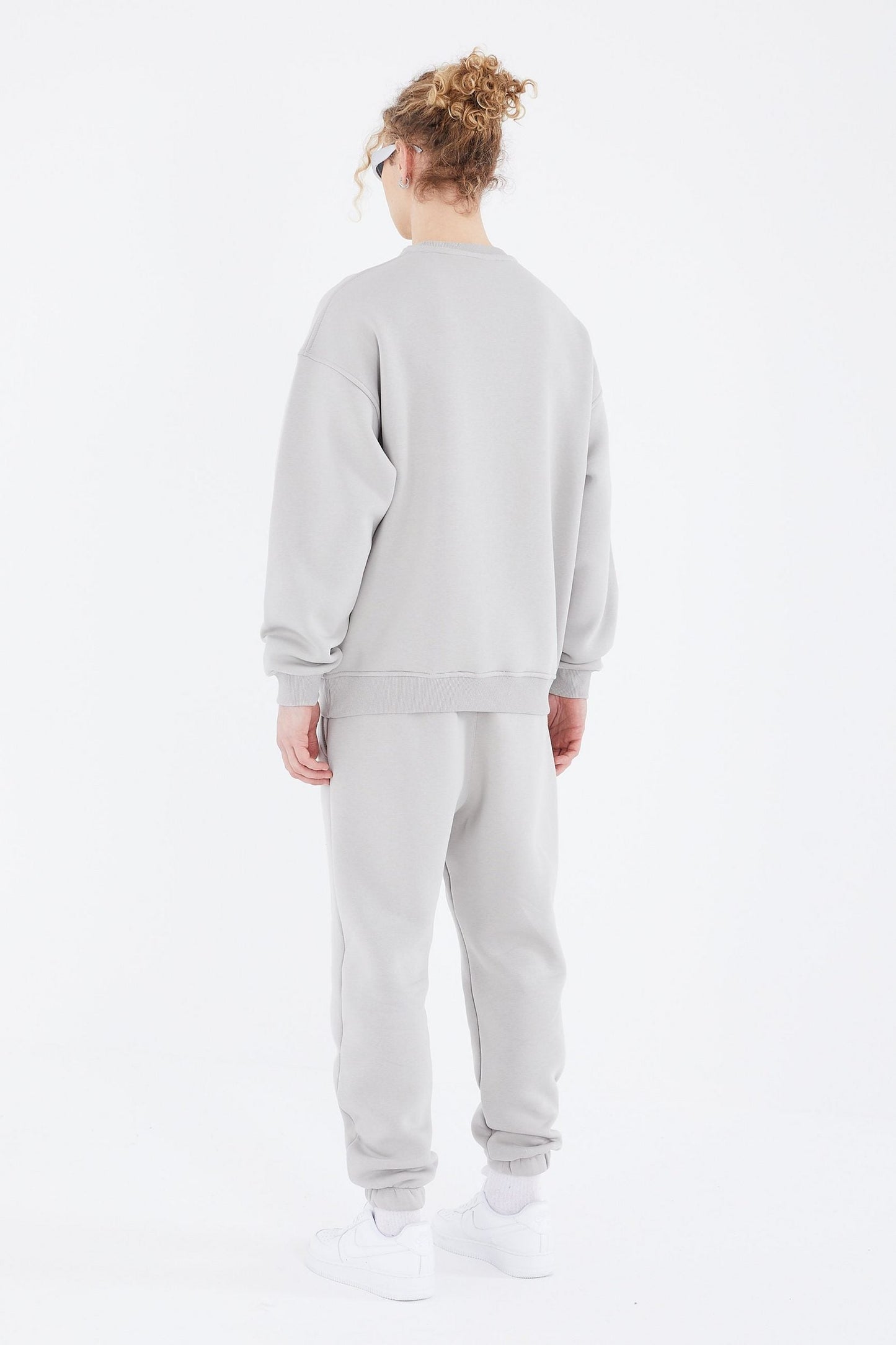 Basic Jogger Set Pullover Jogginghose Oversize Fit