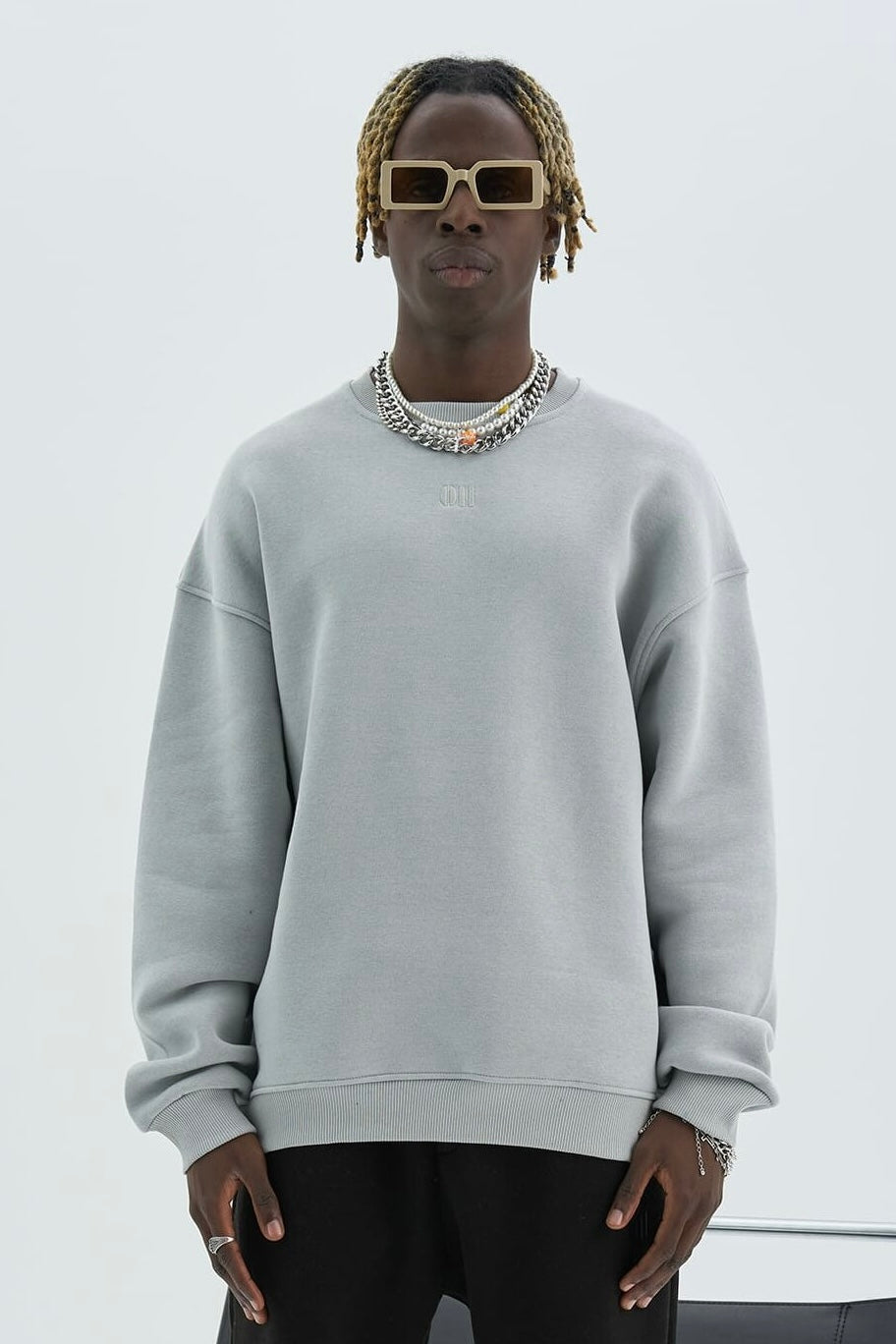 Basic Sweatshirt Oversize Fit Pullover Unisex