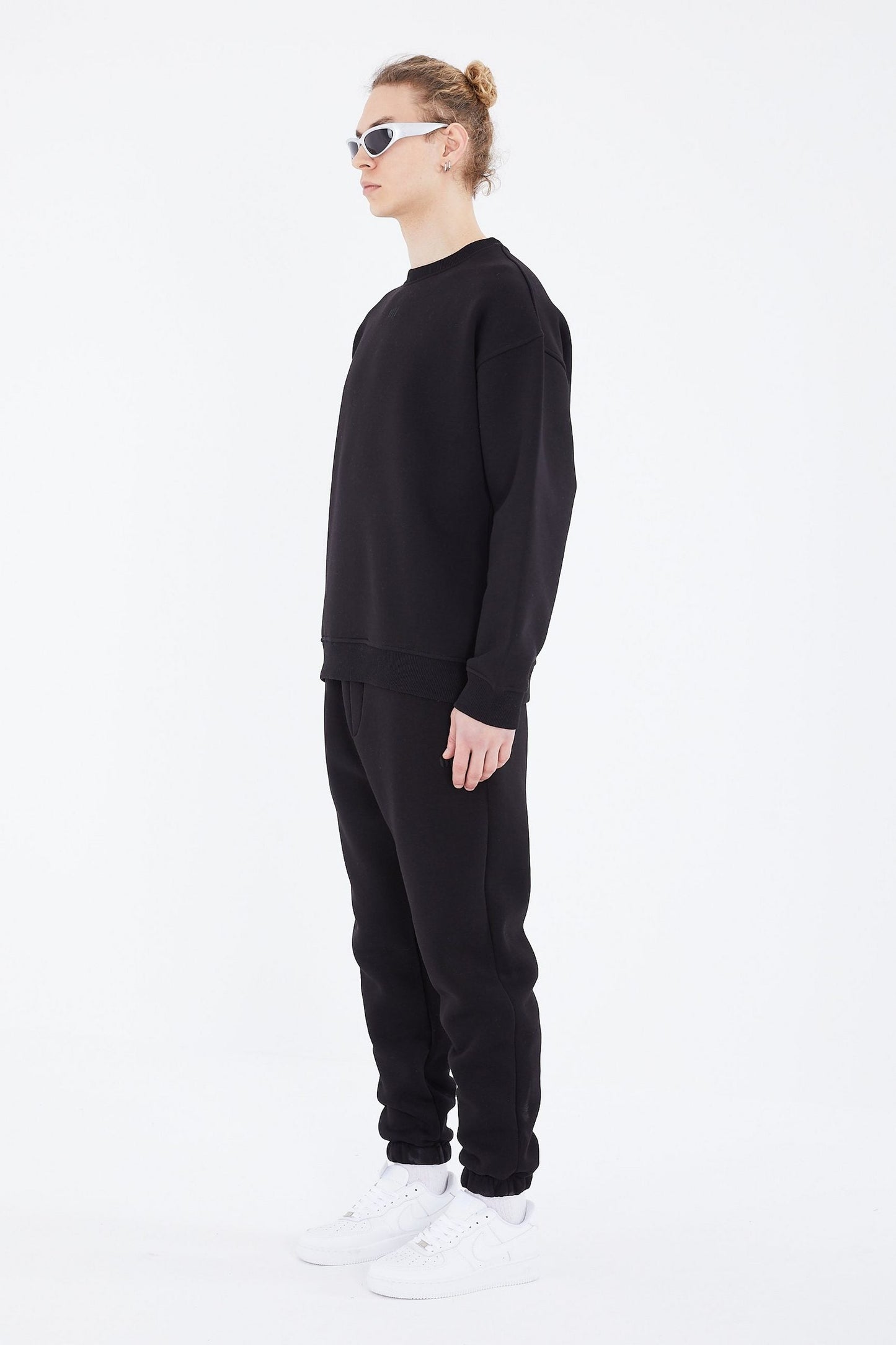Basic Jogger Set Pullover Jogginghose Oversize Fit