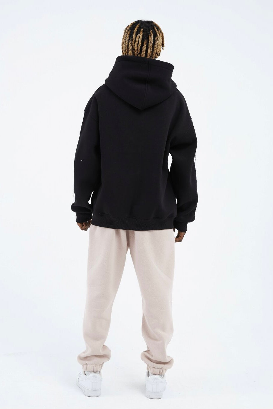 Hoodie mit stickerei Skelett Zipper Baumwolle Jacke