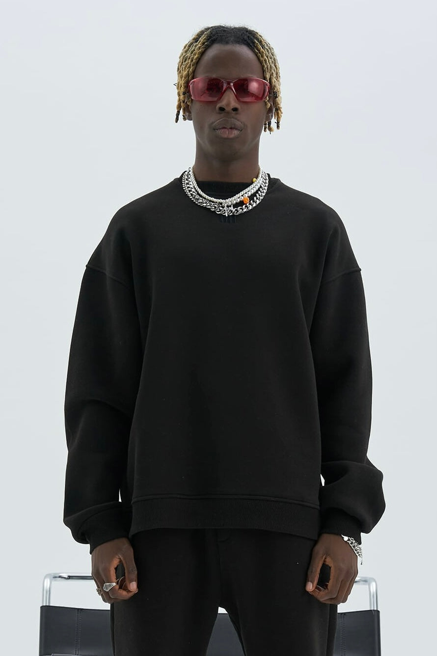 Basic Sweatshirt Oversize Fit Pullover Unisex
