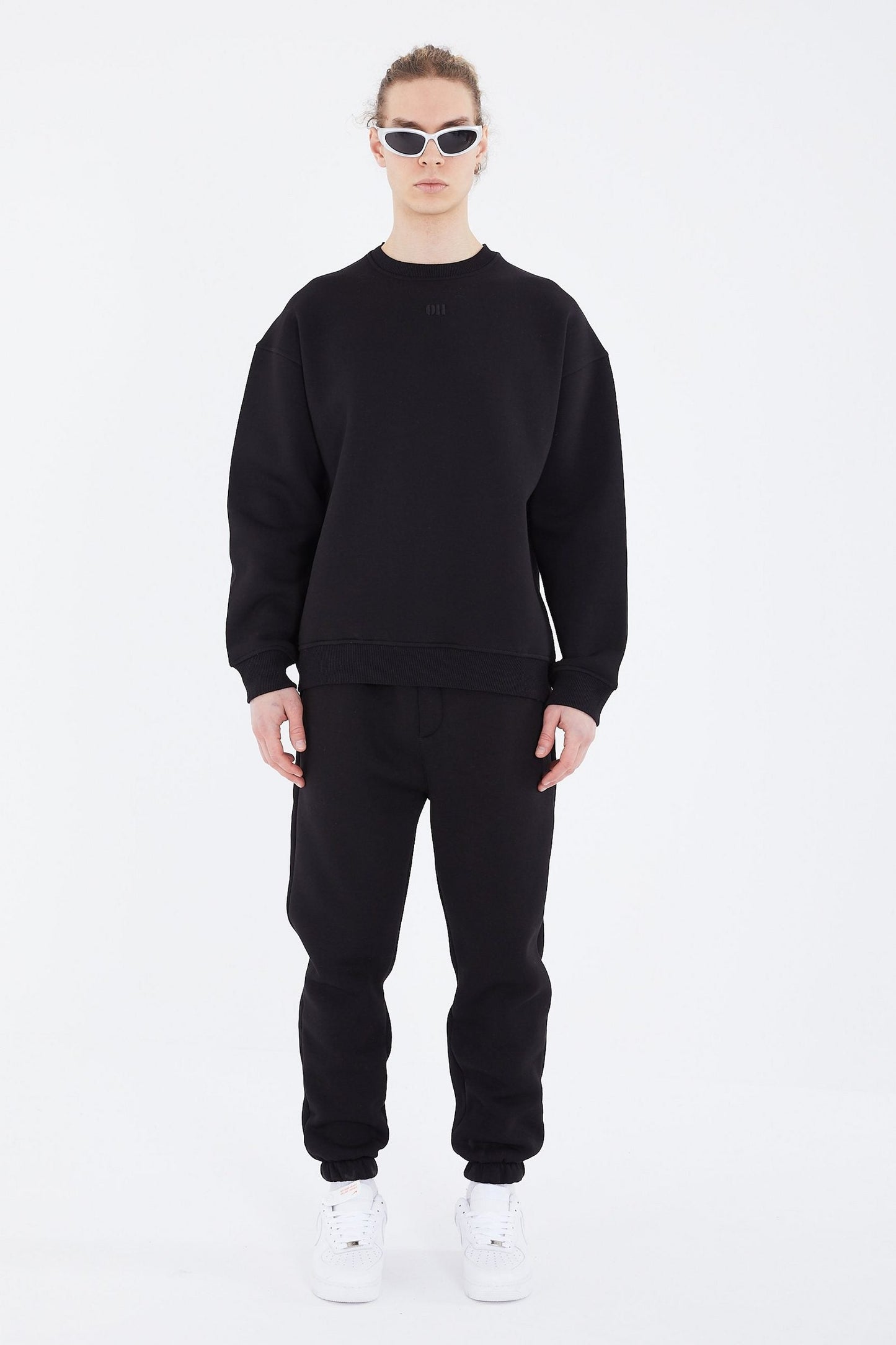 Basic Jogger Set Pullover Jogginghose Oversize Fit