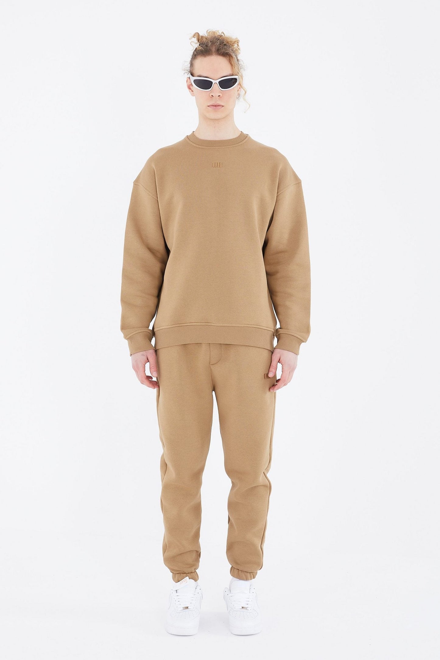 Basic Jogger Set Pullover Jogginghose Oversize Fit