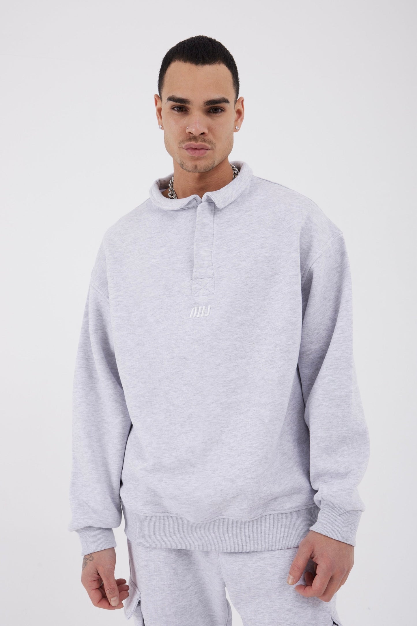 Jogginganzug Set Baumwolle Jogger Hoodie Pullover Oversize Fit