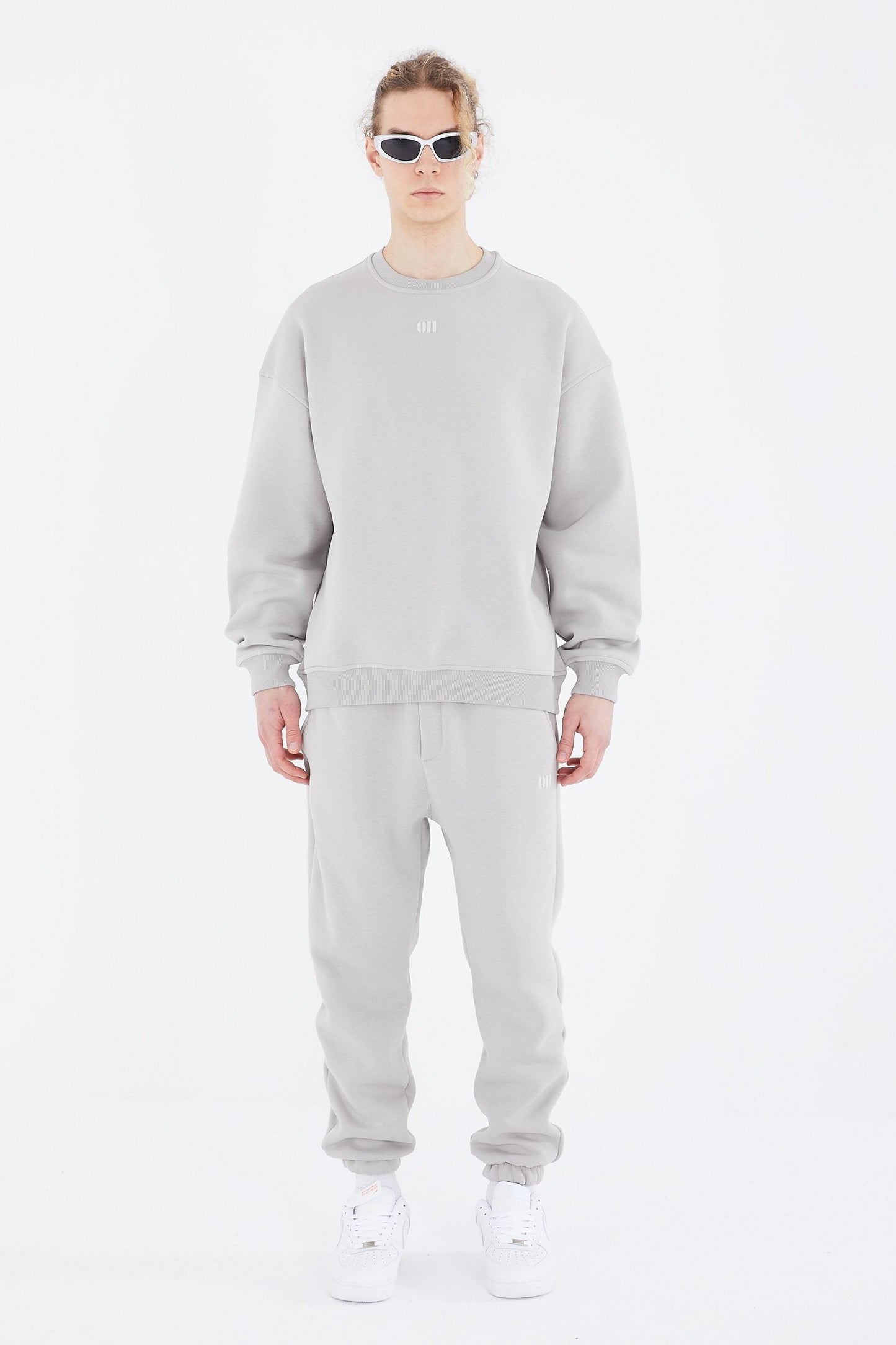 Basic Jogger Set Pullover Jogginghose Oversize Fit