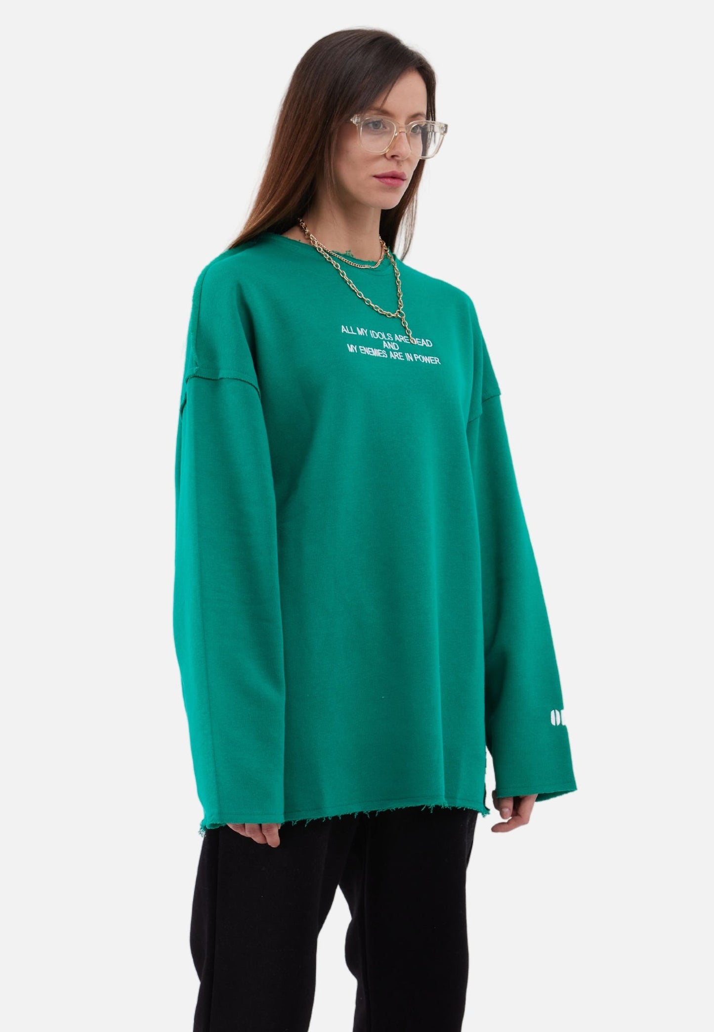 Sweater Basic Cotton Sweatshirt Pullover