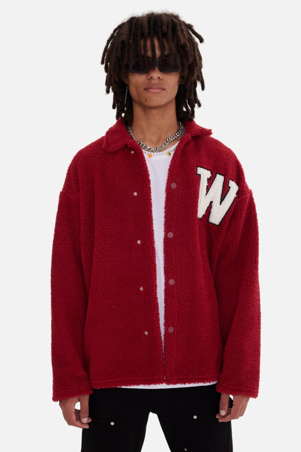 Oversize Jacke Teddy W Shirt für Teddyfell