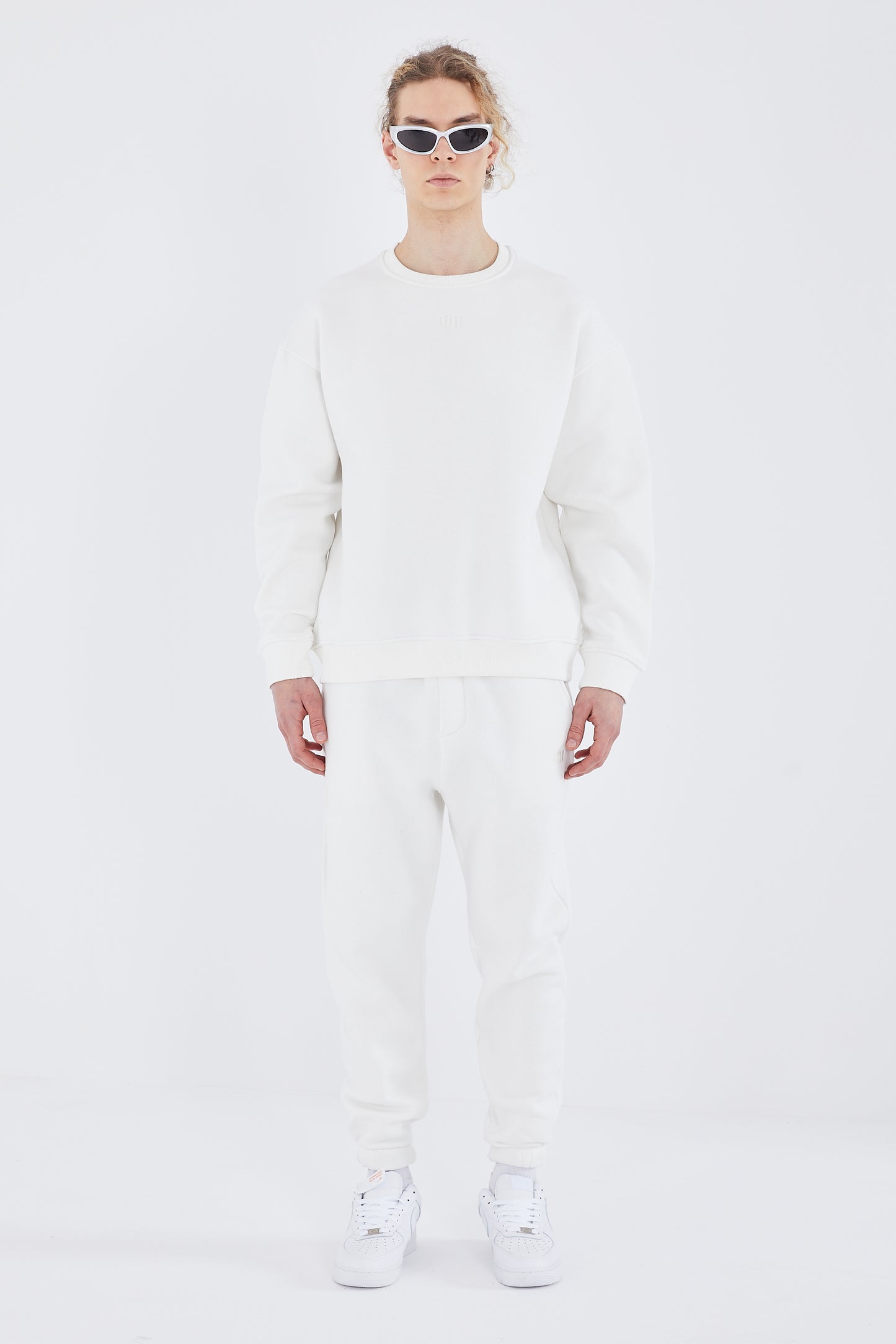 Basic Jogger Set Pullover Jogginghose Oversize Fit
