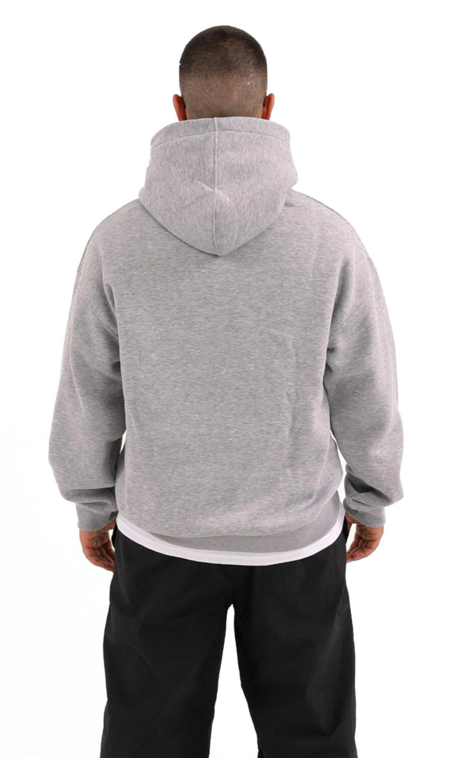 einfarbiger Basic Oversized Hoodie | Premium Herren & Damen Kapuzenpullover Unisex