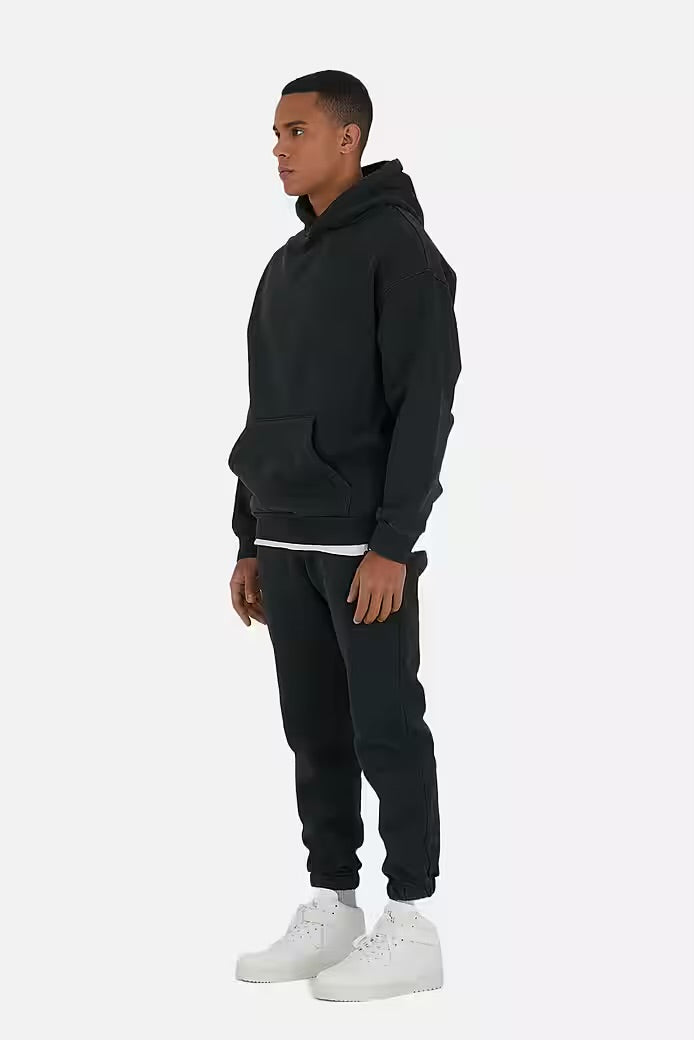 Set Jogger Hoodie 100% Baumwolle Cotton Trainingsanzug Hose Jogging Sportswear